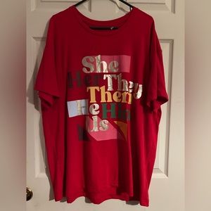 TARGET, Take Pride tshirt, pronouns, red, Size XXL